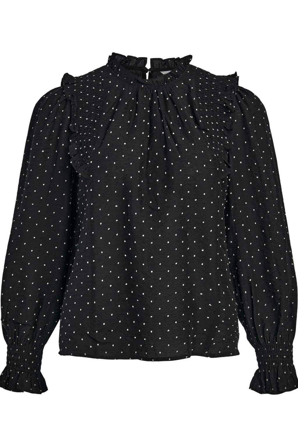 Petri Langærmet Top - Sortier