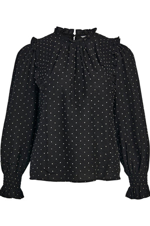 Petri Langærmet Top - Sortier