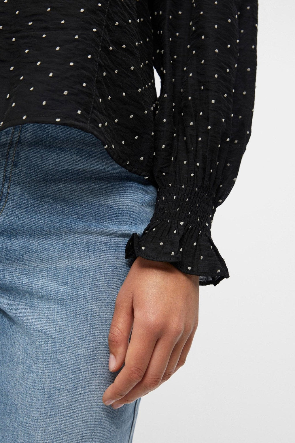 Petri Langærmet Top - Sortier