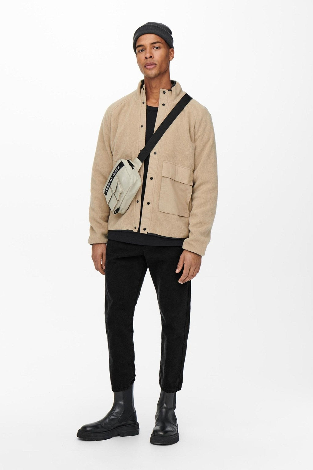 Avi Beam Chino Twill Pants - Schwarz