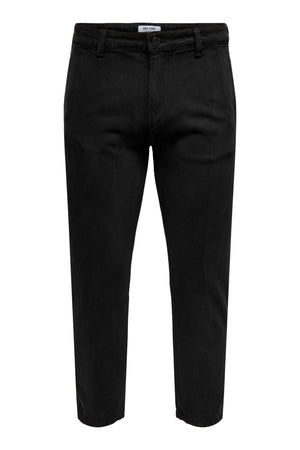 Avi Beam Chino Twill Pants - Schwarz