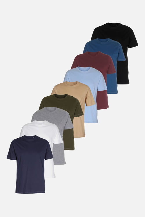 Organic Basic T-Shirts – Package Deal 9 pcs. (V.I.P) - TeeShoppen Group™ - TeeShoppen