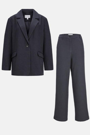Oversized Anzug (Navy Nadelstreifen) - Paketangebot