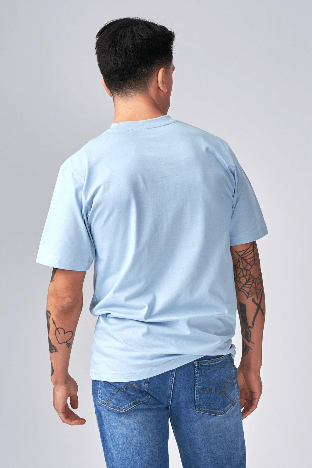 Übergroßes T -Shirt - hellblau