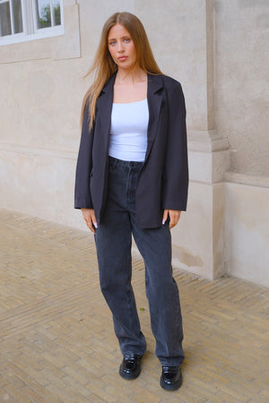 Oversized Blazer - Schwarz