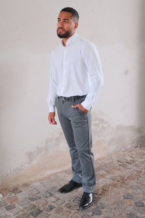 Performance Pants Breit - melange grau
