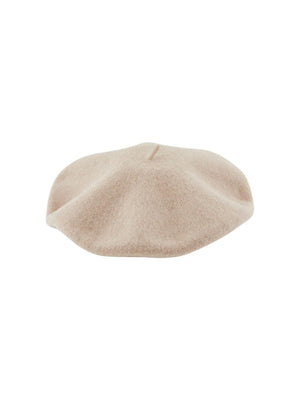 Fransk Wool Beret - Silver Nerk