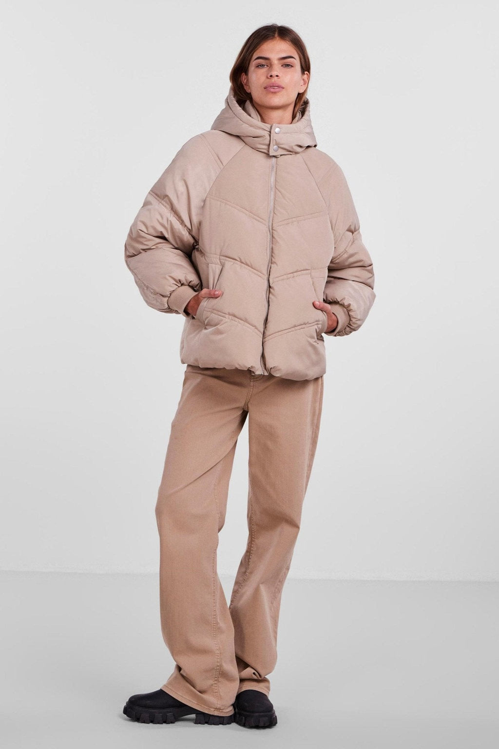 Neli City Pufferjacke - Silver Mink