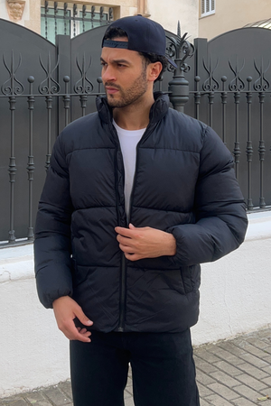 Pufferjacke - Marineblau