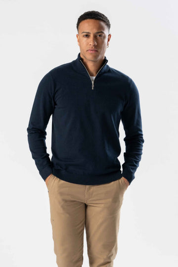 Pullover Half Zip - Navy