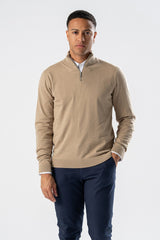 Pullover Half Zip - Sand