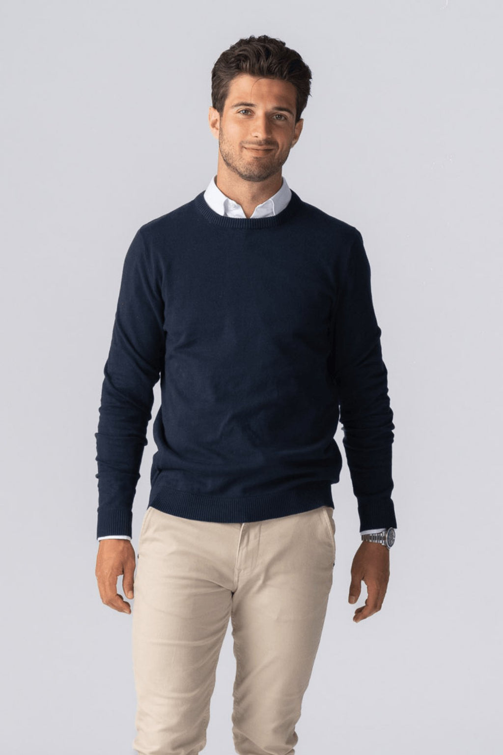 Pullover Rundhalsausschnitt - Navy