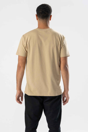 Regelmäßiges T -Shirt - Beige