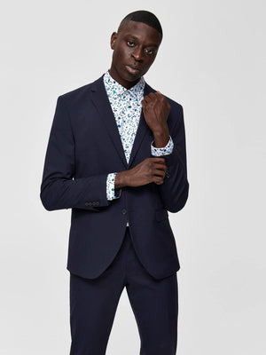 Slim Fit Blazer - Marine