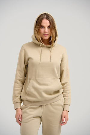 Basic Hoodie -Schweiß - dunkles Beige