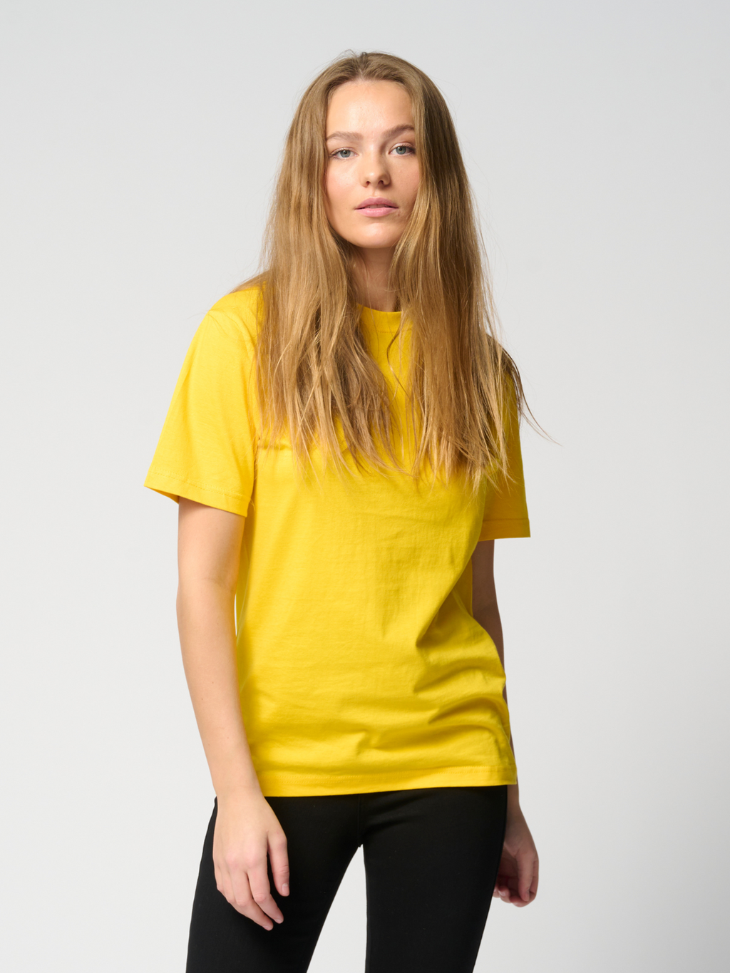 Oversized t-shirt - Gelb