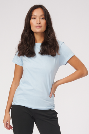 Basic T -Shirt - Himmelblau