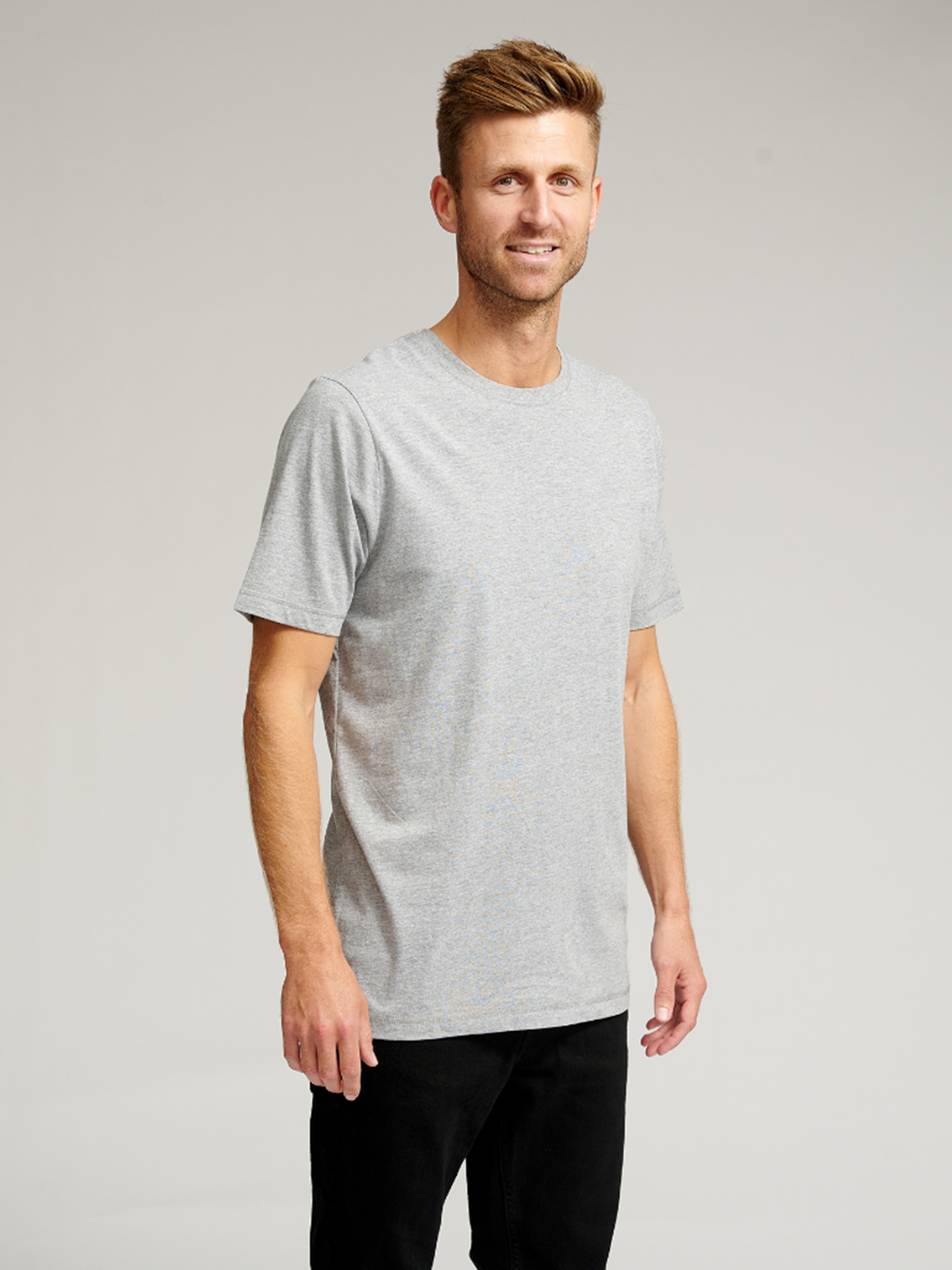 Basis T-shirt - Grau