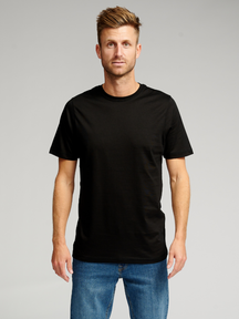 Bio -Basis -T -Shirt - Schwarz