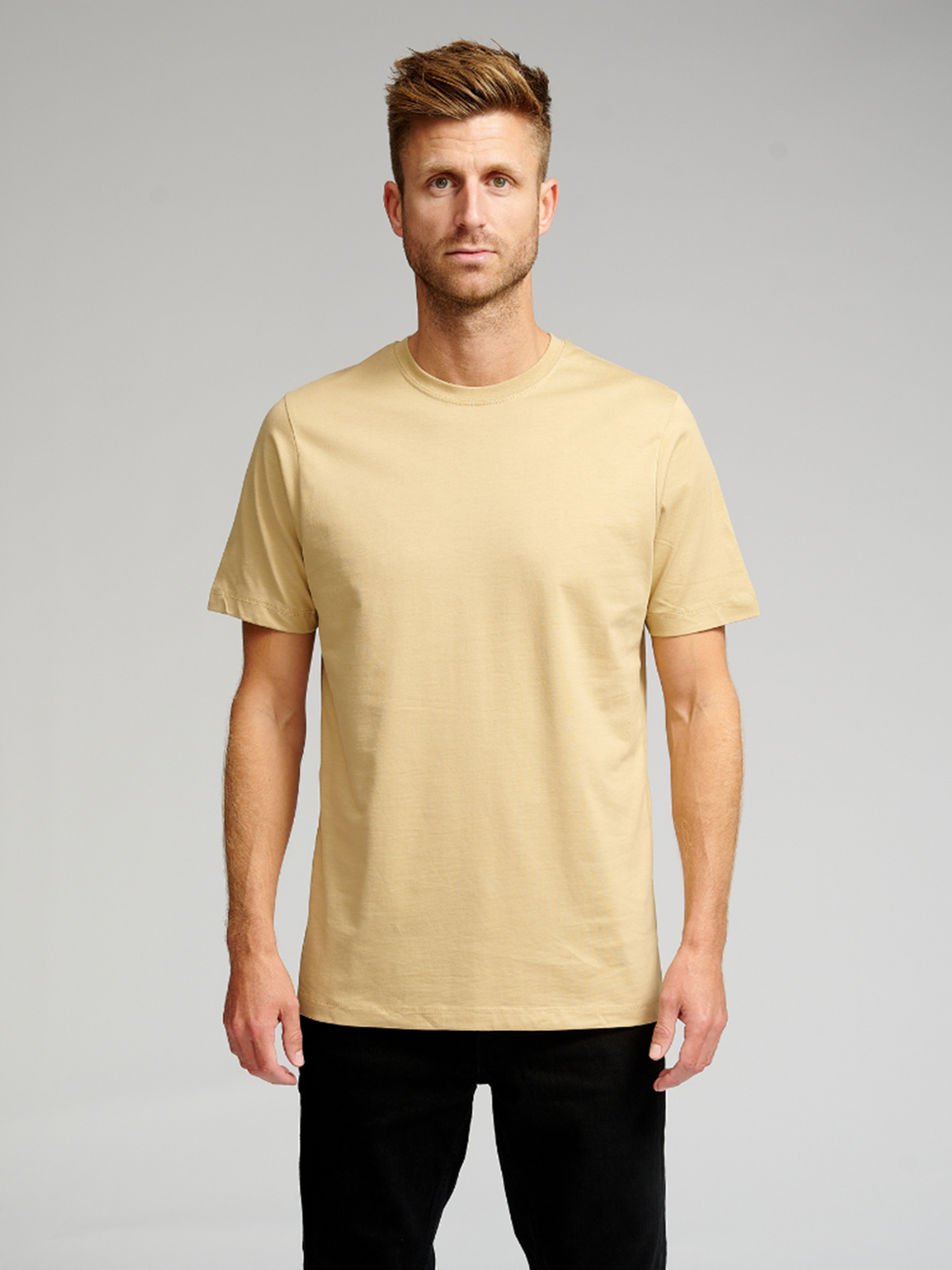 Basis T-shirt - Beige