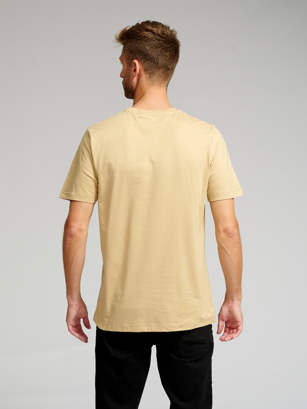 Basis T-shirt - Beige