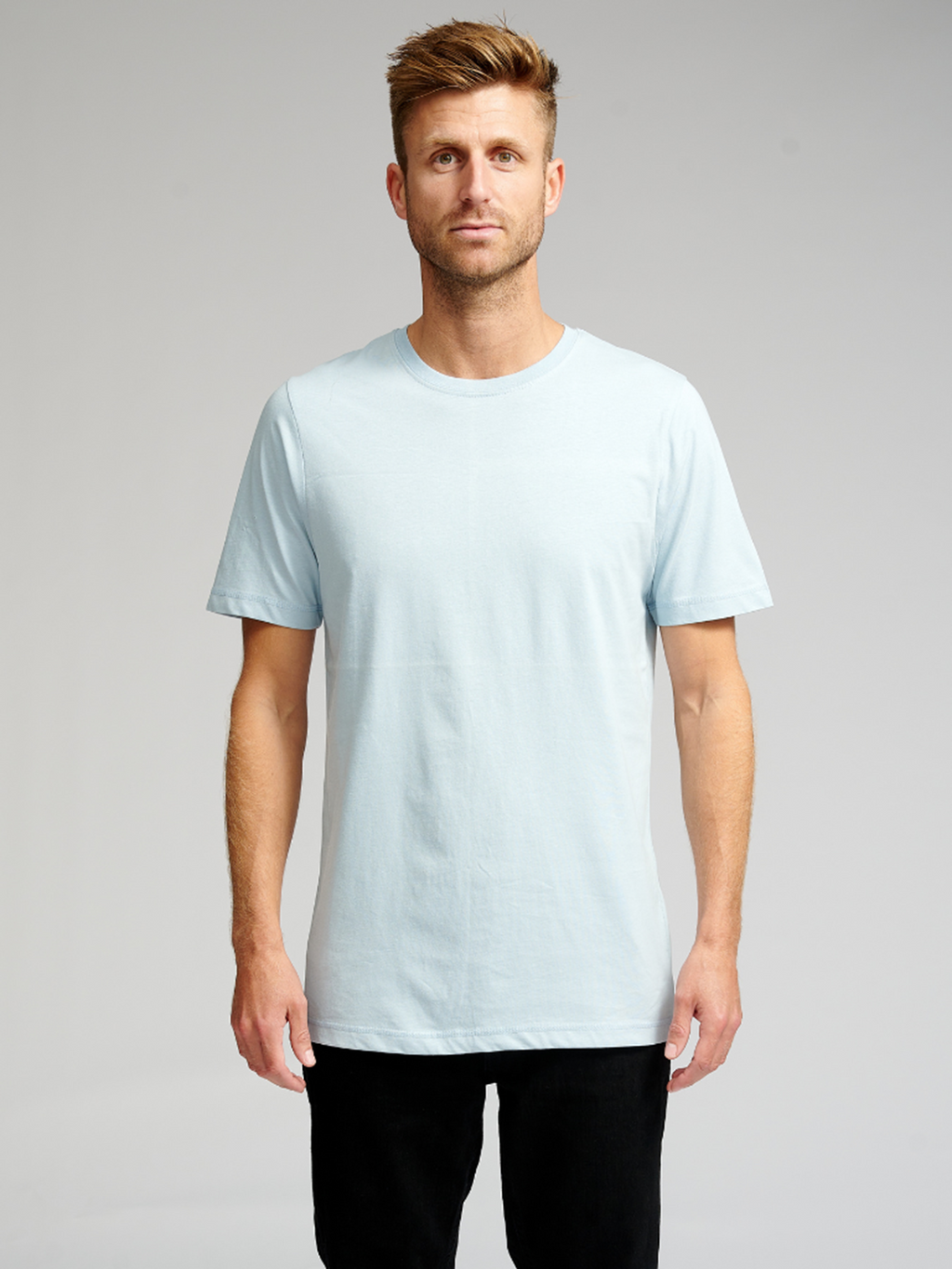 Bio -Basis -T -Shirt - Hellblau