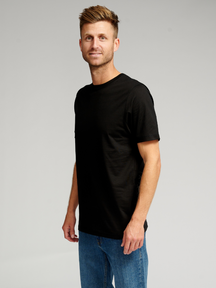 Bio -Basis -T -Shirt - Schwarz