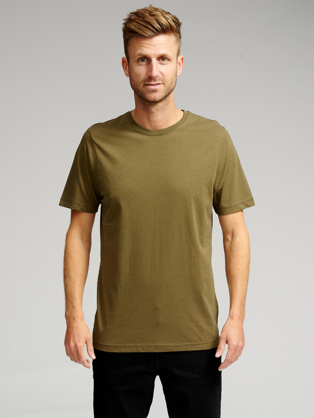 Bio -Basis -T -Shirt - Armee