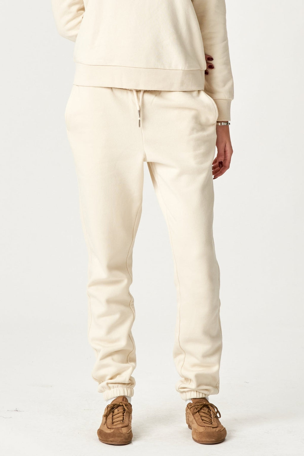 Basic Jogginghose - Leichtes Beige