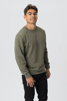 Sweatshirt Crewneck - Armeegrün