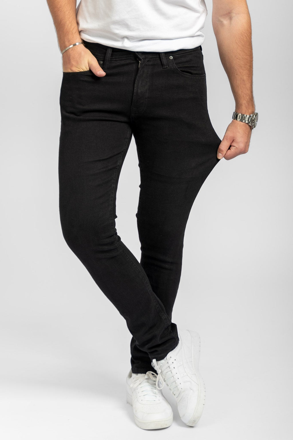 The Original Performance Jeans (schlank) - Schwarzer Jeans