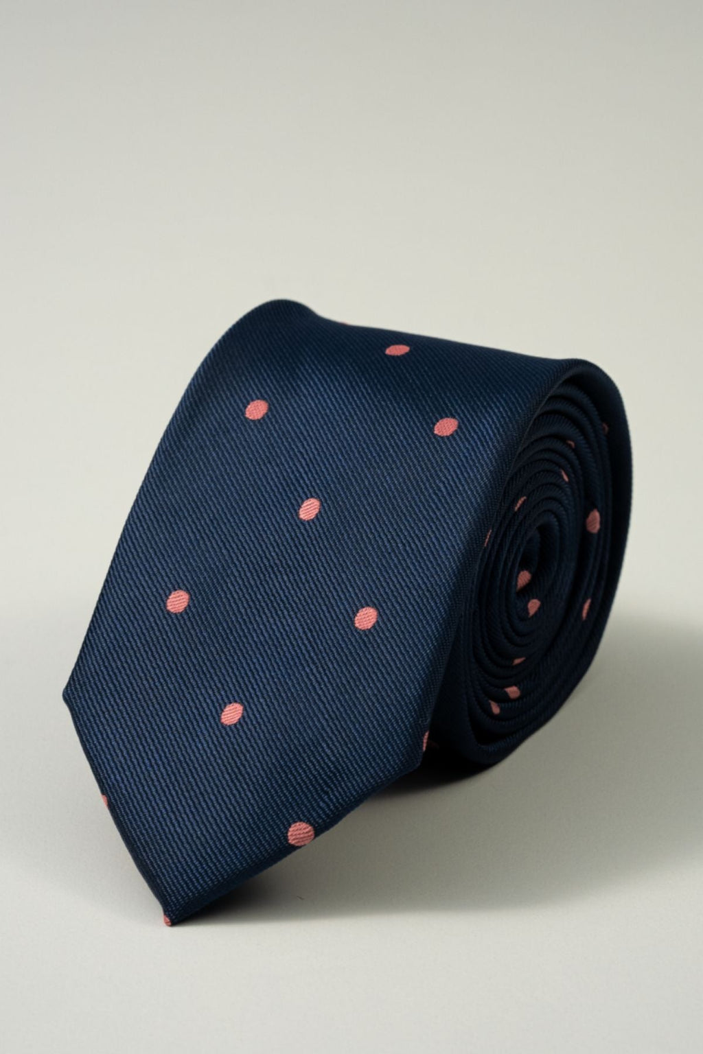 Tie - Navy Dotted