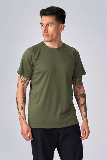 Trainingst -Shirt - Armeegrün