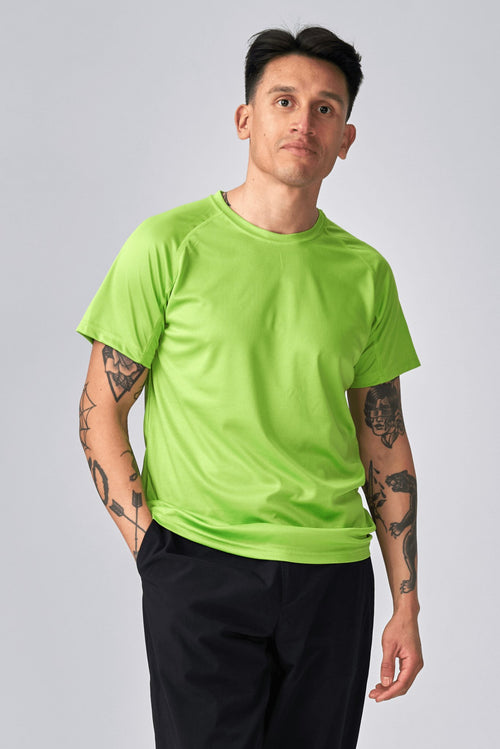 Training T-shirt - Lime Green - TeeShoppen Group™ - T-shirt - TeeShoppen