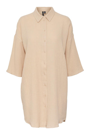 Natali Oversized Hemd - irische Creme