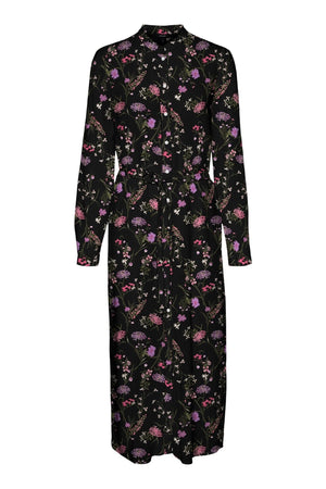 Easy Langarm -Hemdkleid - lila