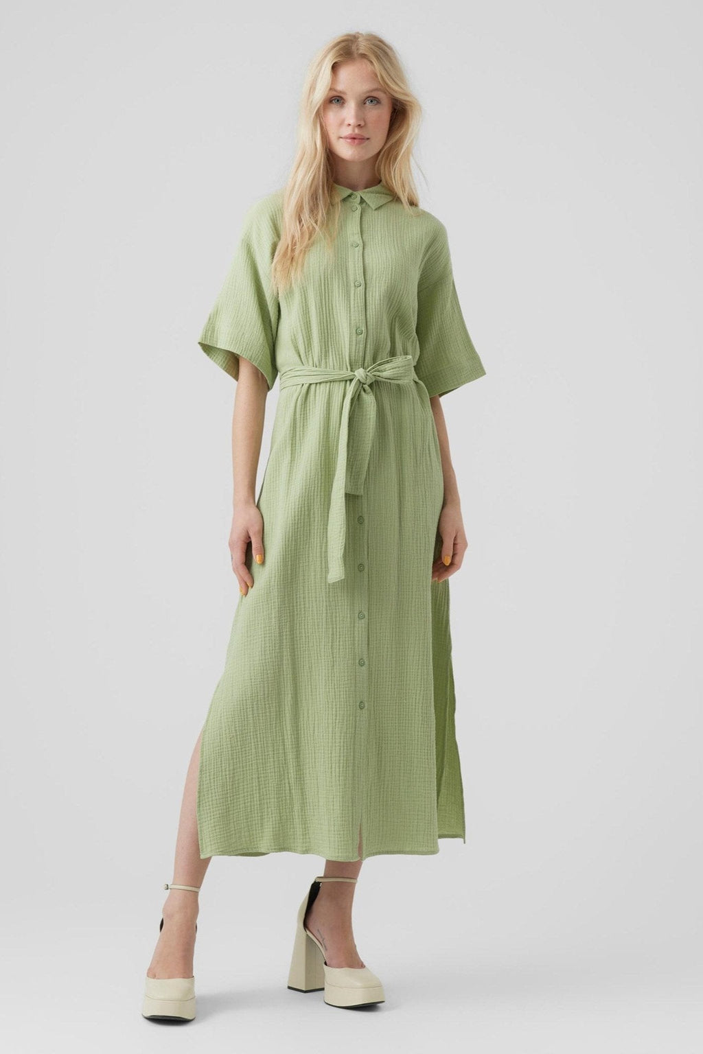 Natali Maxi Kleid - Reseda