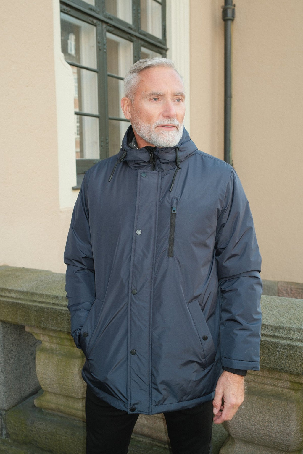 Wasserabweisende Jacke - Navy