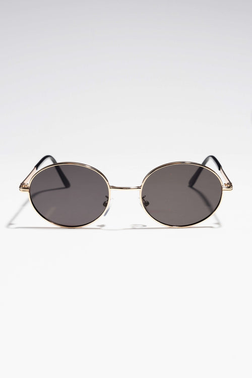 William Sunglasses - Gold/Black - TeeShoppen Group™ - Accessories - TeeShoppen