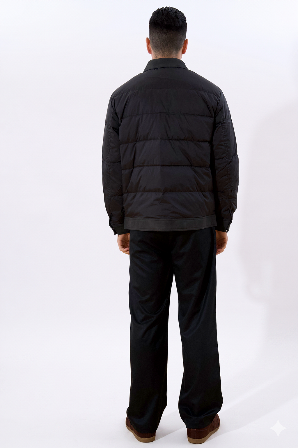 Wyatt lange Jacke - Schwarz