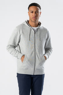 Zip Hoodie - Aschgrau