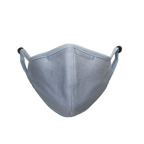 3-layer Dust Mask - Light blue (organic cotton) - TeeShoppen Group™ - Accessories - TeeShoppen