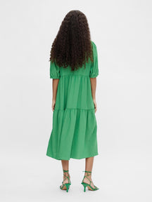 Alaia Long Dress - Artichoke Green