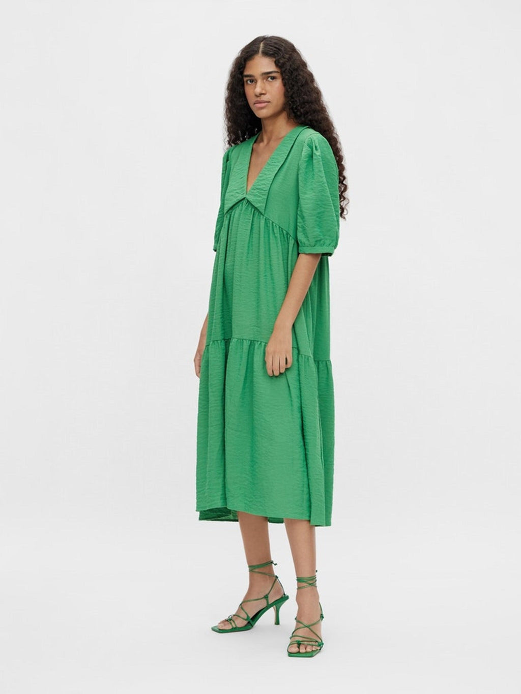 Alaia Long Dress - Artichoke Green