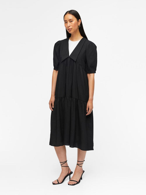 Alaia Long Dress - Black - TeeShoppen Group™ - Dress - Object