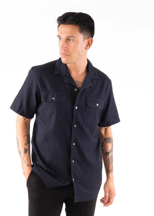 Andrew Shirt - Navy - TeeShoppen Group™ - Formal Shirts & Blouses - Only & Sons