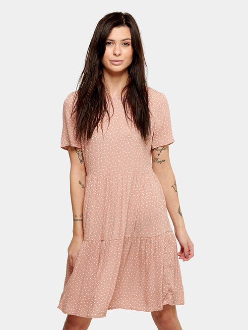 Anna dotted dress - Rosa - TeeShoppen Group™ - Dress - Amis de Copenhague