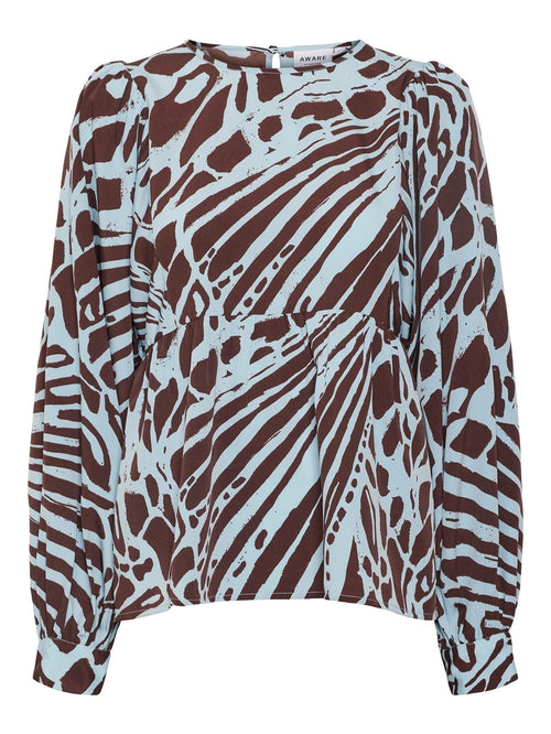 Baltimore O-Neck Bluse - Chicory Coffee - TeeShoppen Group™ - Formal Shirts & Blouses - Vero Moda