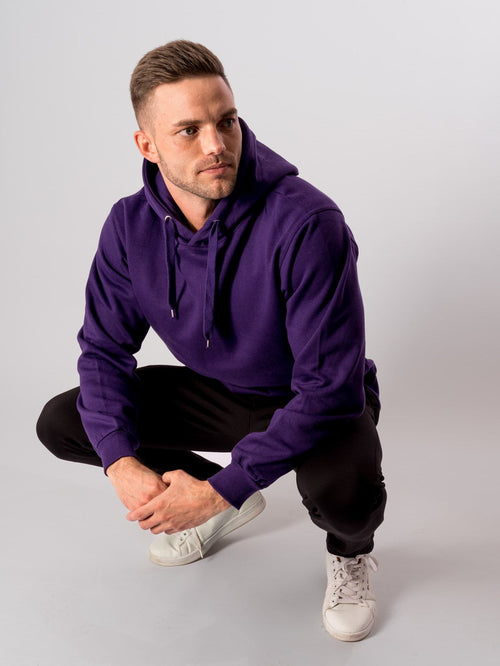 Basic Hoodie - Purple - TeeShoppen Group™ - Shirt - TeeShoppen