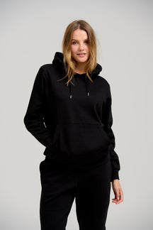 Basic Sweatsuit mit Hoodie (schwarz) - Paketgeschäft (Frauen)